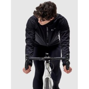 Pissei RAIN WATERPROOF JACKET - BLACK