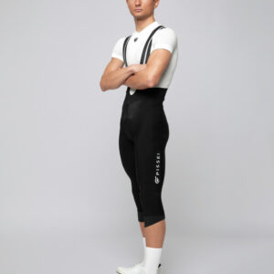 Pissei MONVISO 3/4 WINTER BIB TIGHTS - BLACK